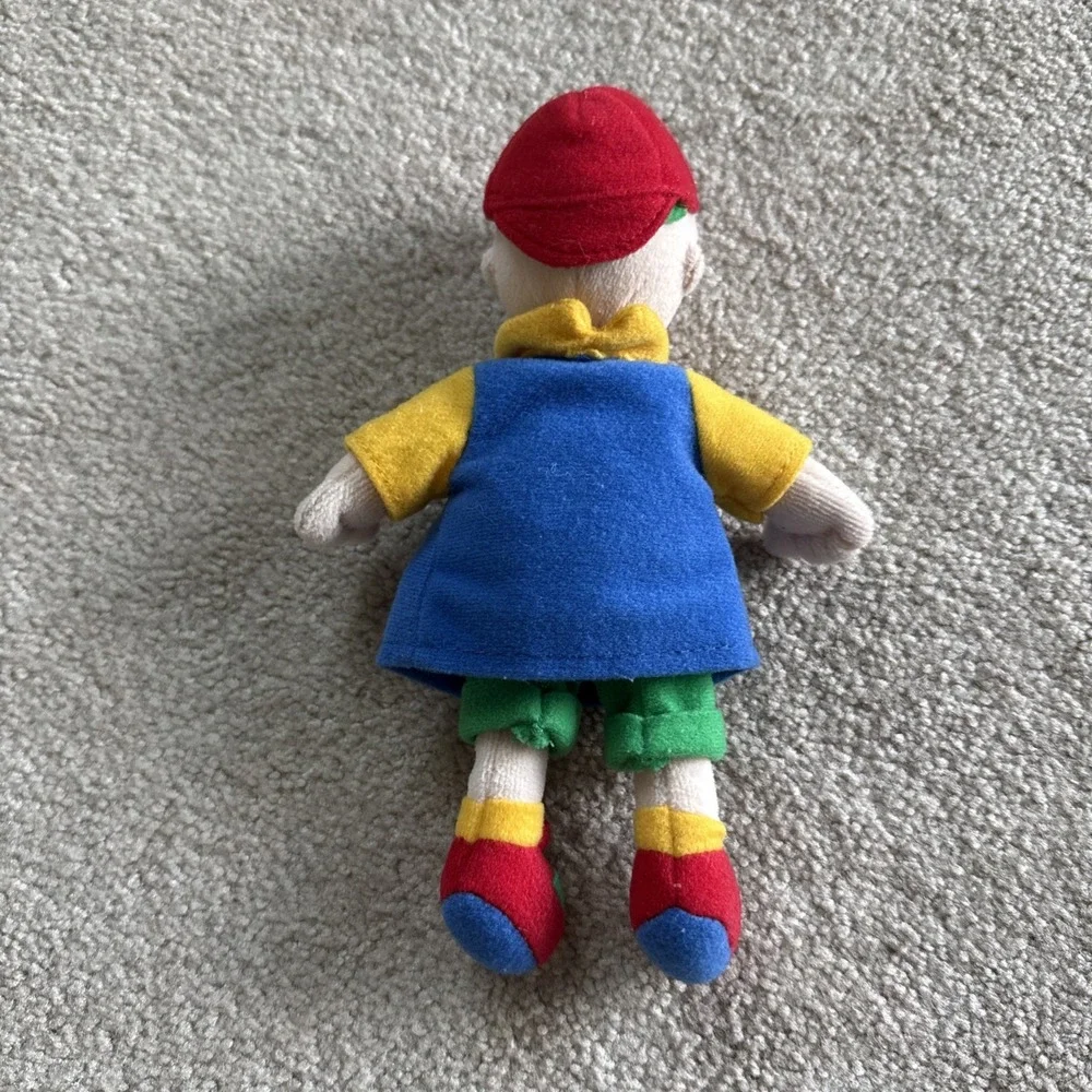 Caillou Plush Doll Small Stuffed Toy PBS Kids Vintage 7